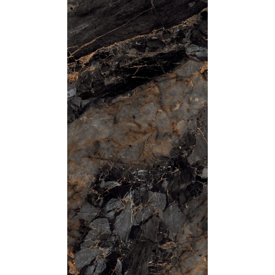 Керамогранит Global Tile Decorum GT Черный суперполировка GT1206011705HPR 120х60 см