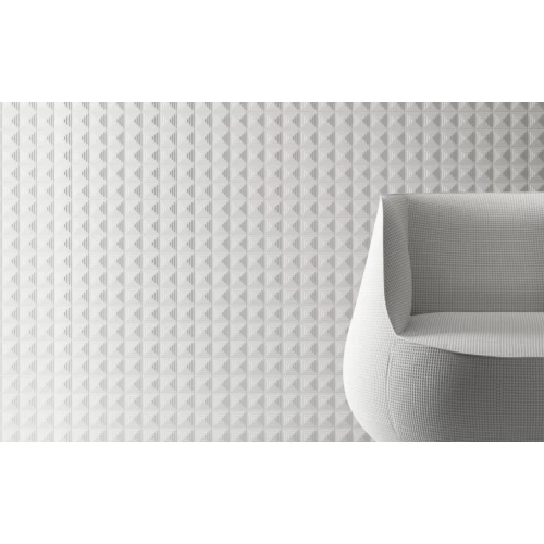 Плитка настенная Harmony Peronda Пикуе Мосаиц Вхите / Pique Mosaic White матовая белая 31068 40х20 см