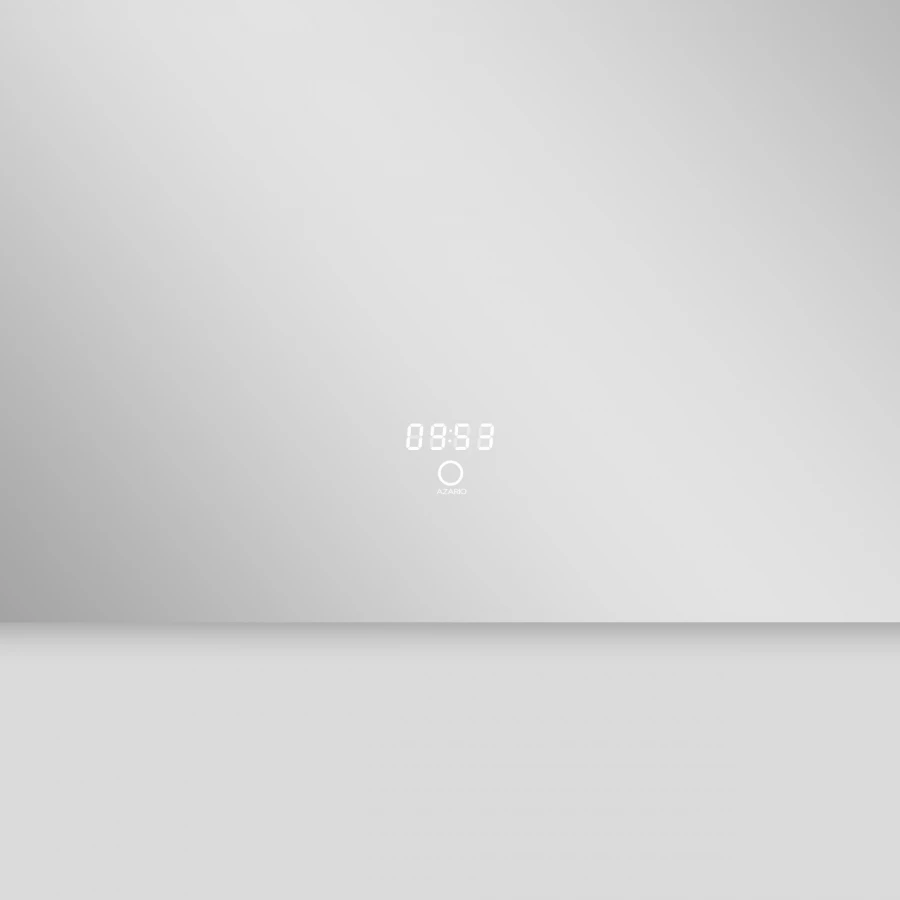 Зеркало Azario Lorna сенсорный выключатель с функцией диммера часы AZ-Z-030CS 100х70 см