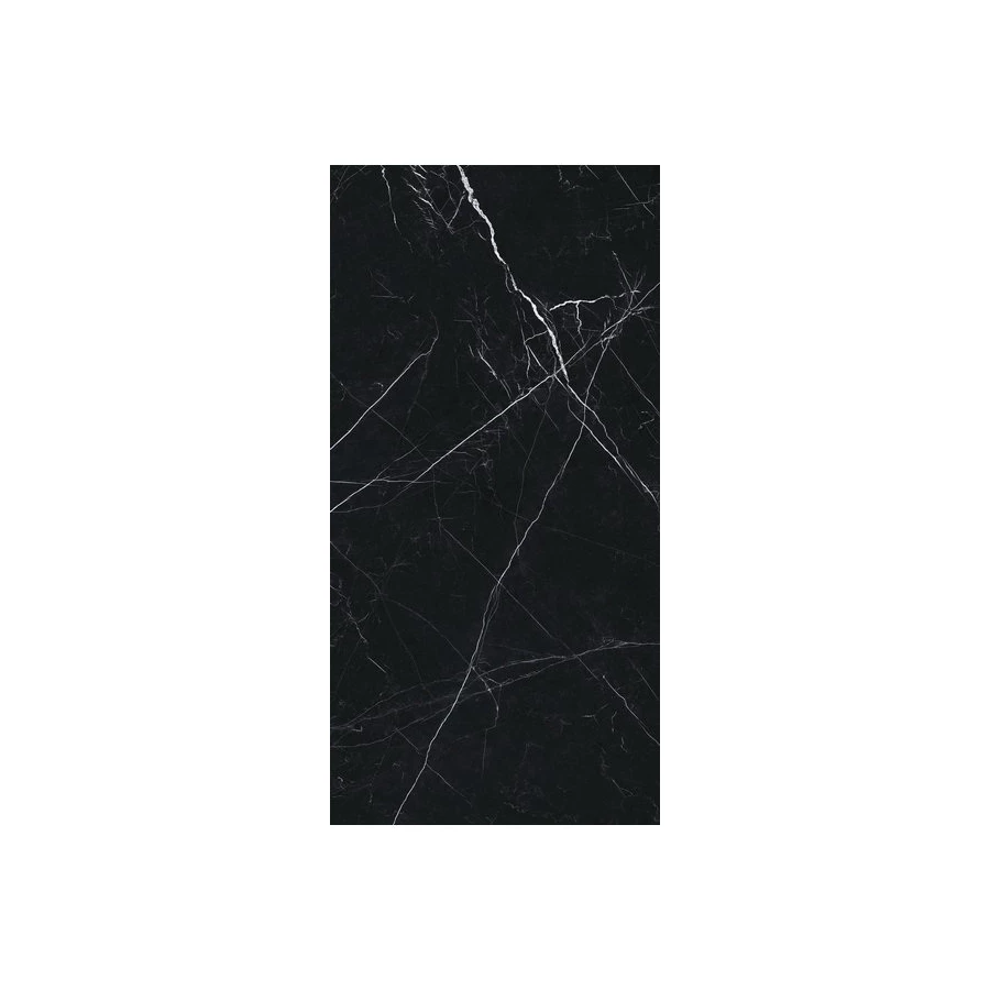 Керамогранит Ariostea Marmi Classici Nero Marquinia Luc глянцевый черный PL612547 120х60 см