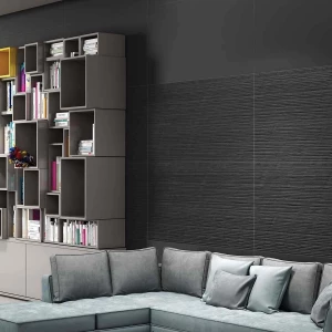 Керамогранит Mozart Rare & Unique Jet Black Lenza Lappato черный N90021 120х60 см