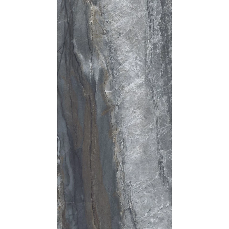 Керамогранит Realistik Venecia Antracite Sugar серый 120*60 см