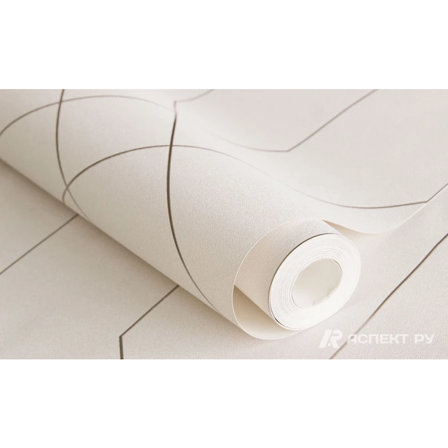 Обои флизелиновые Аспект Deluxe Мейсон бежевые 70527-12 1,06х10,05 м