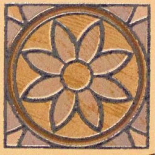 Плитка напольная Kerama Marazzi Платан Вставка матовая бежевая W004\3274 7,2х7,2 см