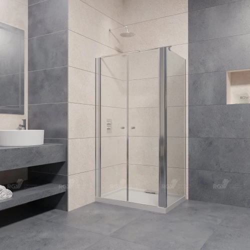 Душевой уголок RGW PA-47 PA-04 + Z-050-1 + держатель Прозрачное 04084708-011 100х80 см
