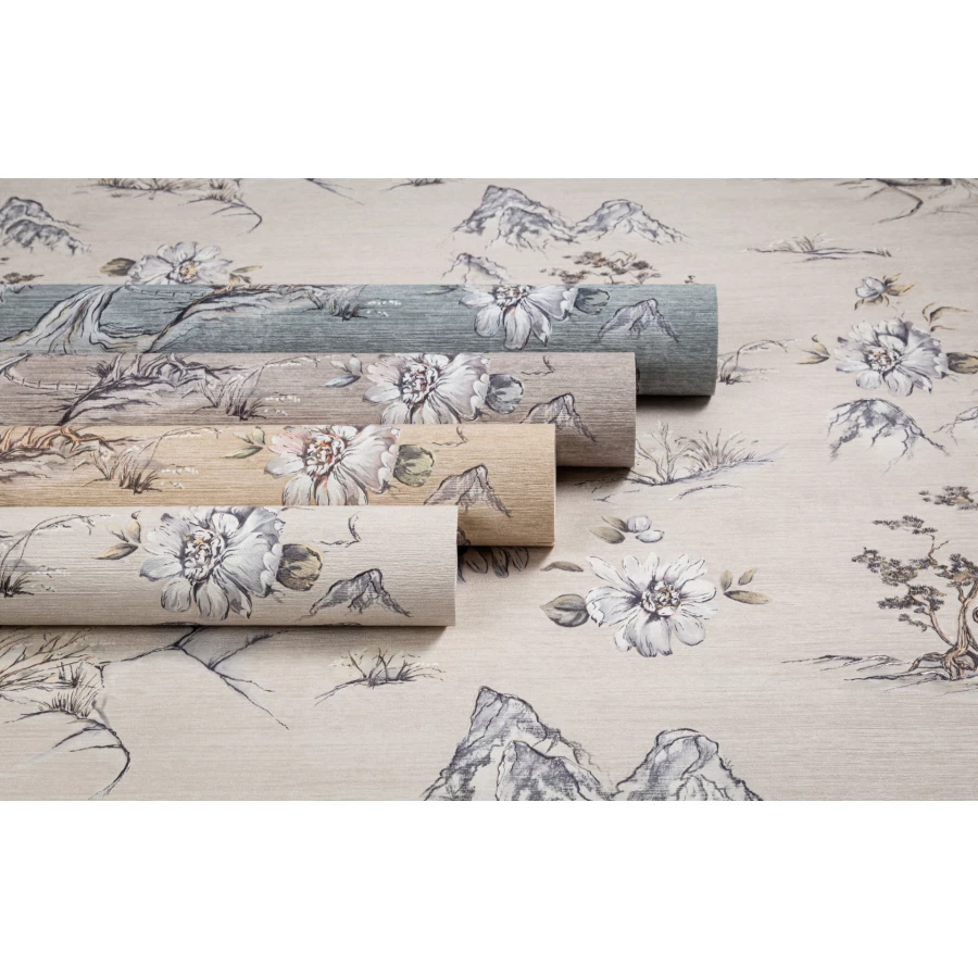 Обои флизелиновые Palitra Life Rusandi серые PL72433-47 1,06х10,05 м