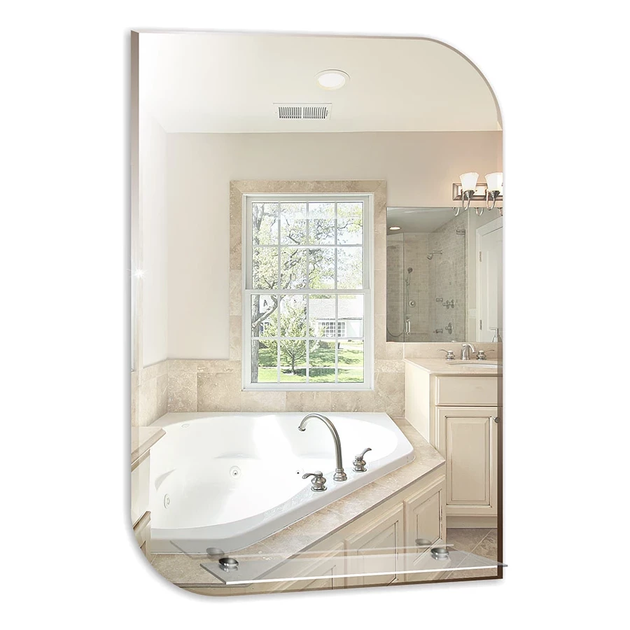 Зеркало Silver Mirrors с полкой с фацетом Каприз-Люкс 00000037 49.5x68.5 см