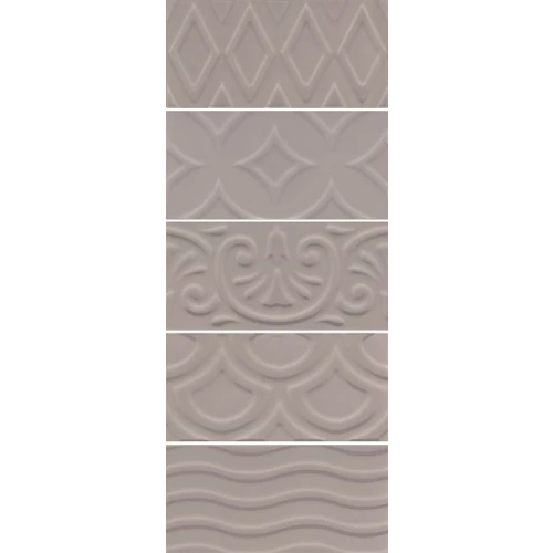 Плитка настенная Kerama Marazzi Авеллино структура mix коричневый 7,4х15 см