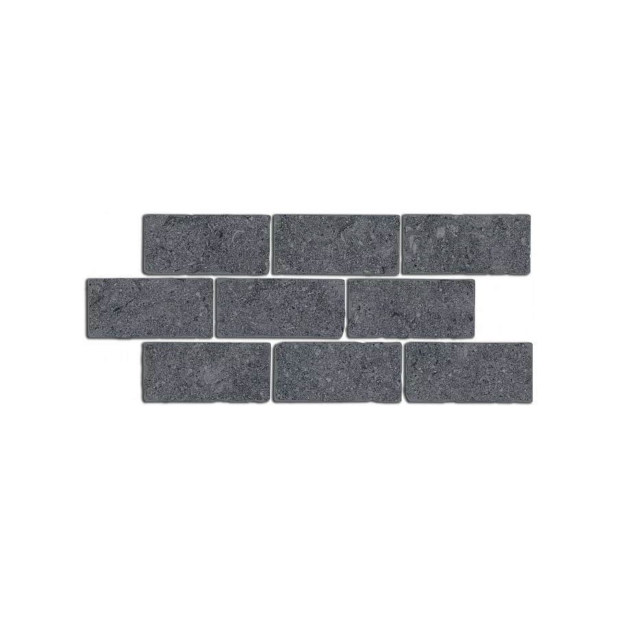 Бордюр Kerama Marazzi Роверелла серый темный мозаичный BR021 34,5х14,7 см