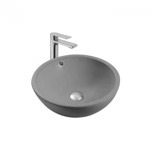 Раковина для установки на столешницу Aquatek матовый серый AQ5354-MG 44х44х17,5 см