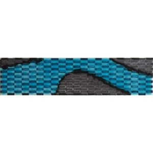 Декор Imola Ceramica Slash SLSH DK 73TQ Turquoise блестящий синий 30х7,5 см
