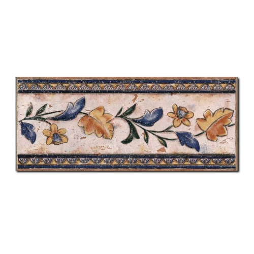 Декор из керамогранита Gayafores Colonial Cen Deco матовый многоцветный cendeco14x33,15 33,15х14 см