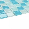 Мозаика Bonaparte Стеклянная мозаика Marina 25х25 глянцевая голубая 30х30 см