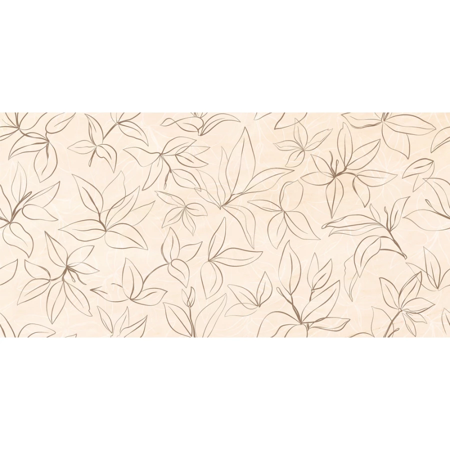 Плитка настенная Cersanit Effecta цветы глянцевая бежевая A17970 59,8х29,8 см