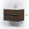 База под раковину Am Pm Sensation подвесная табачный дуб M30FHX0802TF 80 см