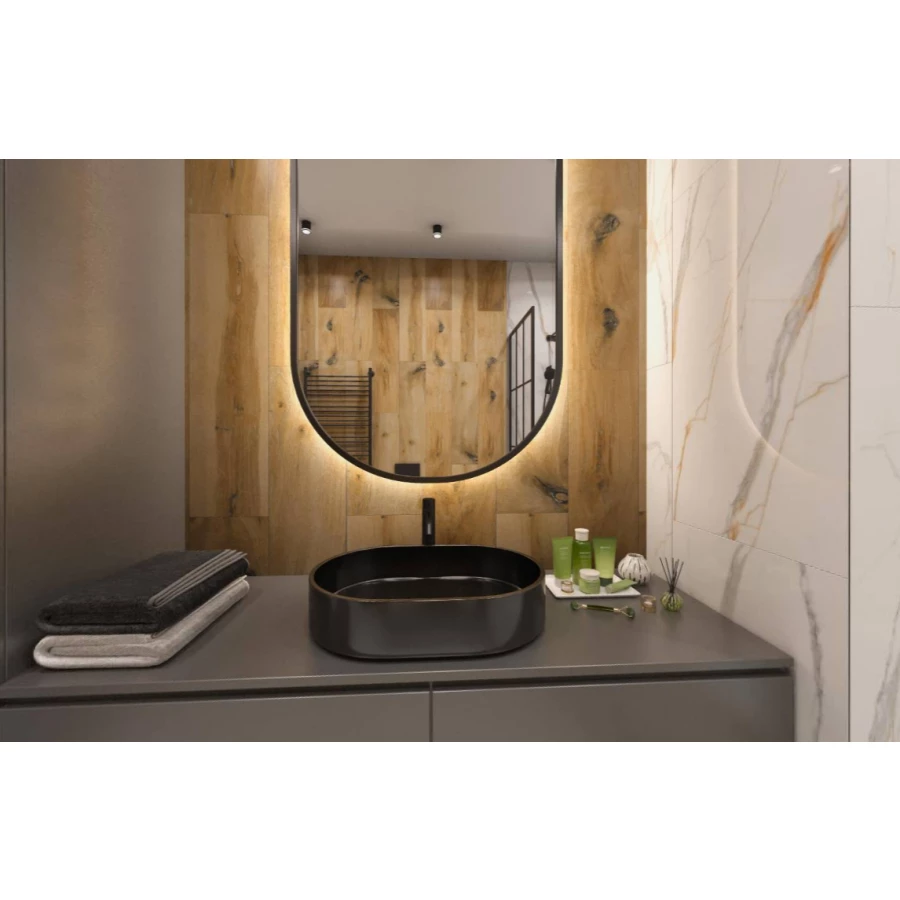 Керамогранит Absolut Gres Wildwood Dark Brown AB 1164W 120х20 см