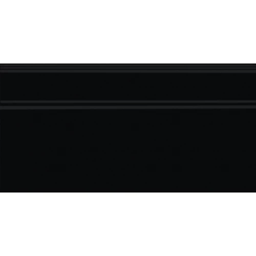 Плинтус Kerama Marazzi Синтра матовый обрезной черный 20х40 см