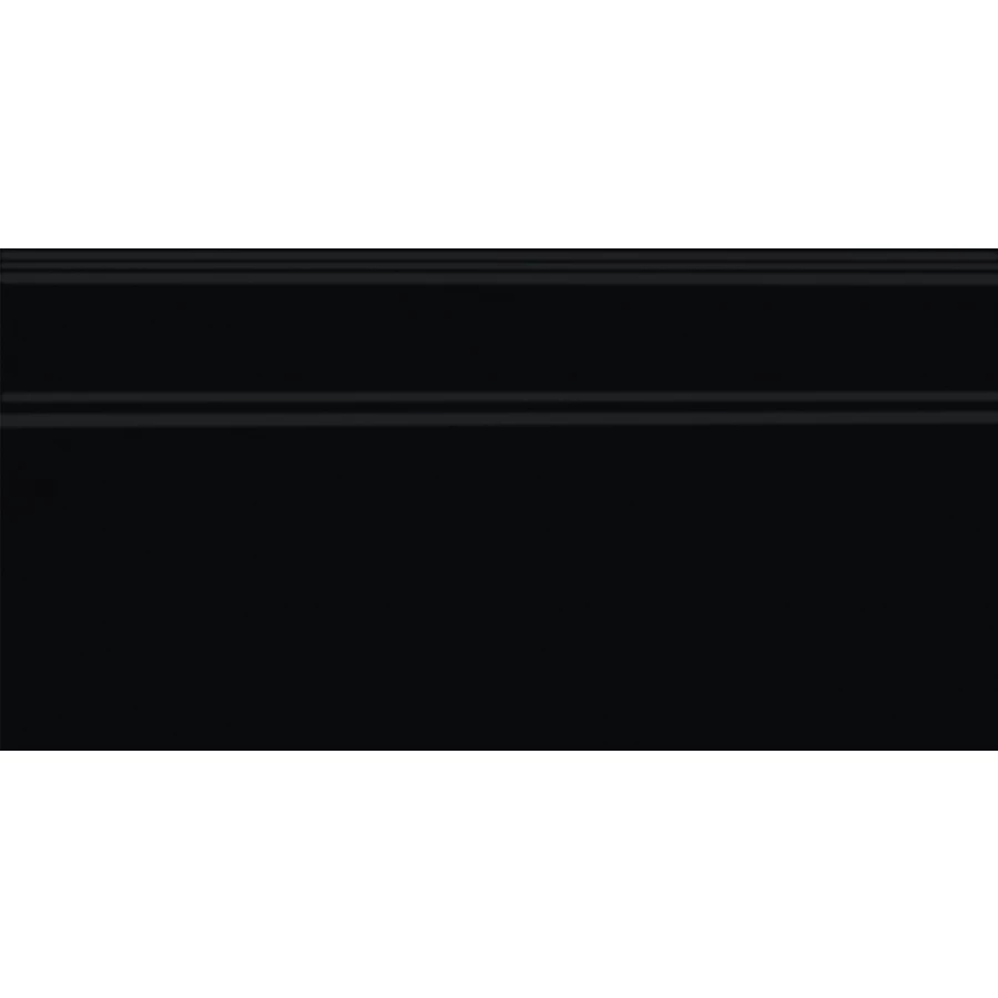 Плинтус Kerama Marazzi Синтра матовый обрезной черный 20х40 см