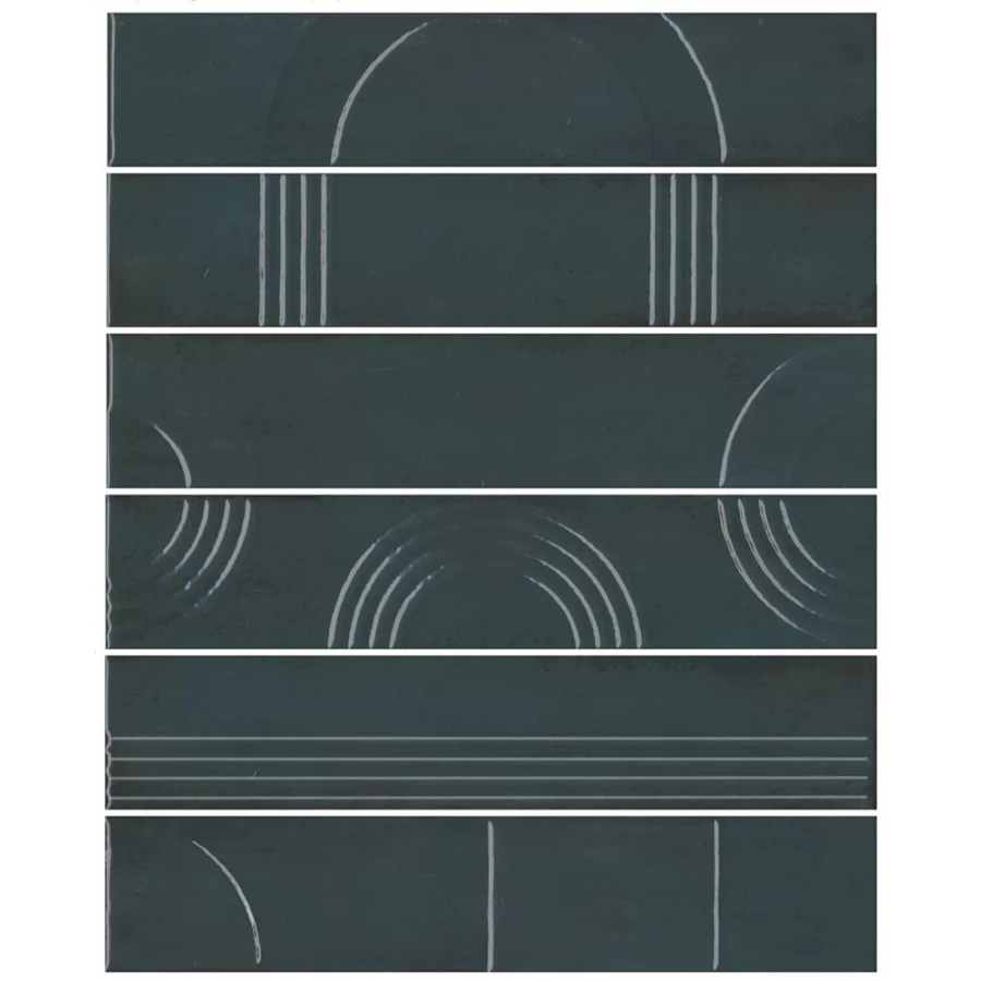 Плитка настенная Kerama Marazzi Morocco Далия Декор чипсет глянцевый оранжевый KMD2SOB007BN 20x20 см