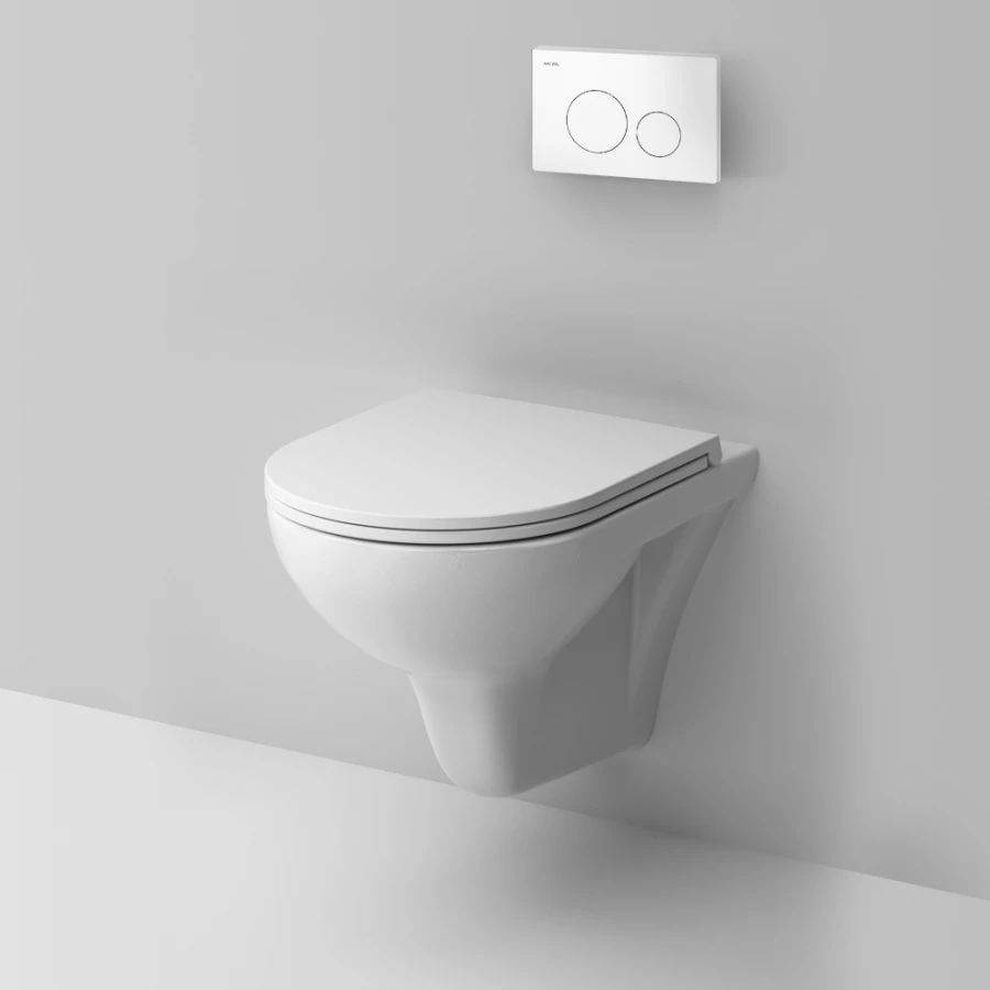 Инсталляция с подвесным унитазом Am Pm FlashClean с сиденьем микролифт и клавишей IS49001.901700