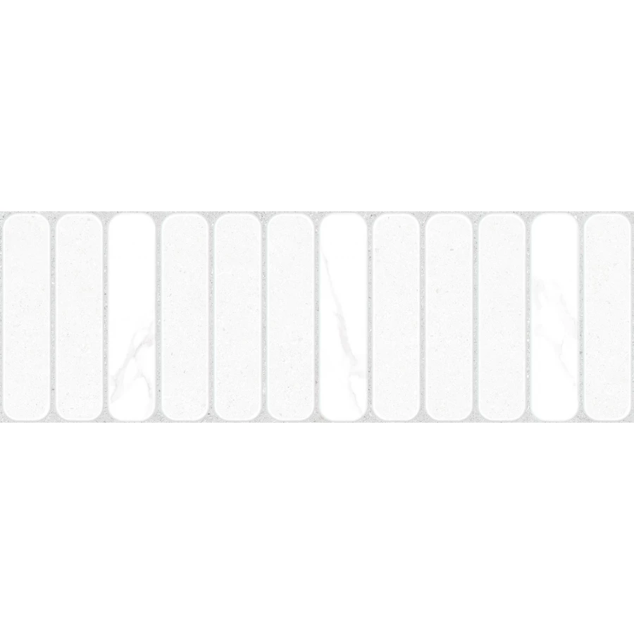 Плитка настенная ALMA Ceramica Amarant матовая белая TWU3090AMT37R 90х30 см