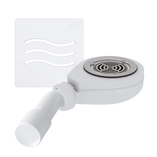 Сифон для душевых поддонов RGW S-016-1 Волна Белый 502411161-01 90 мм