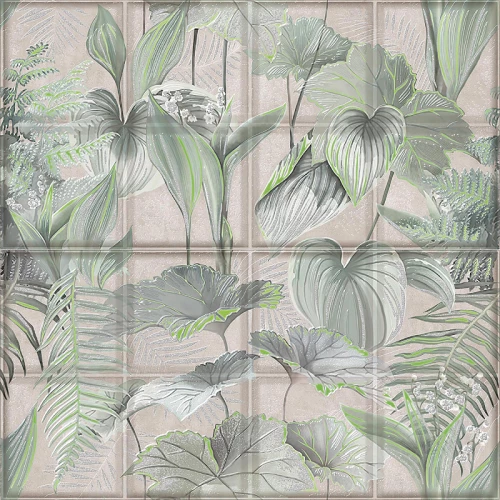 Панно Kerlife Maiolica Crema (компл. из 2-х шт.) многоцветный 63.0*63.0 см