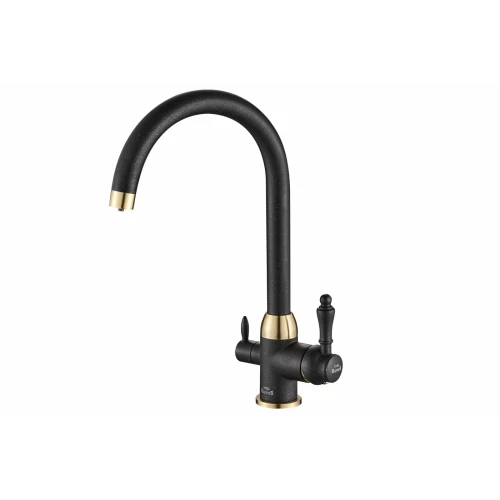 Смеситель для кухни Zorg Steel Hammer SH 723 Black BR черный