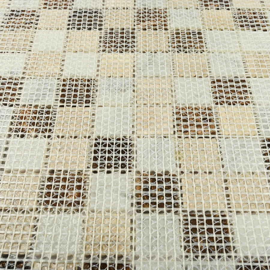 Мозаика Bonaparte Каменная мозаика Manama 23х23 серо-коричневая 30,5х30,5 см