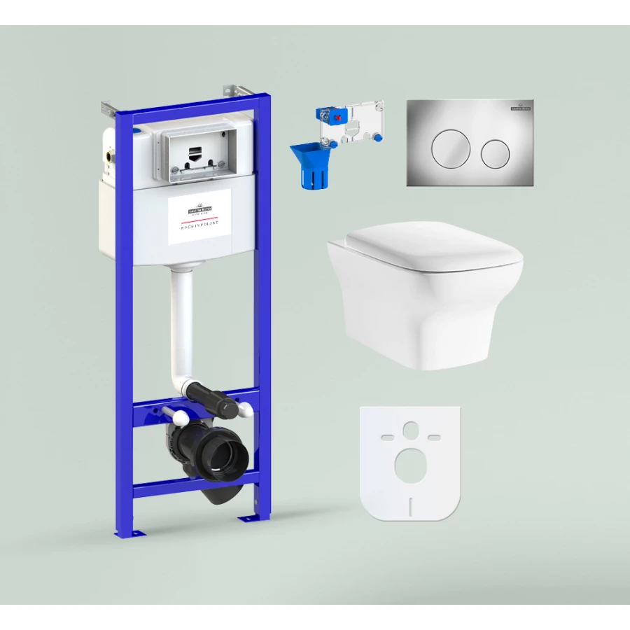 Комплект 7 в 1 Lavinia Boho Relfix Bristol Rimless 87040114 (состоит из 3305101R, 33290500, 38010010, 3805002C, 38040010)