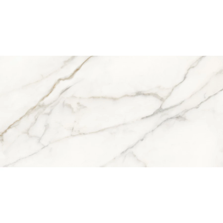 Керамогранит Cersanit Futura тонкий Gold Venice полированный белый ректификат A17121 120х60 см