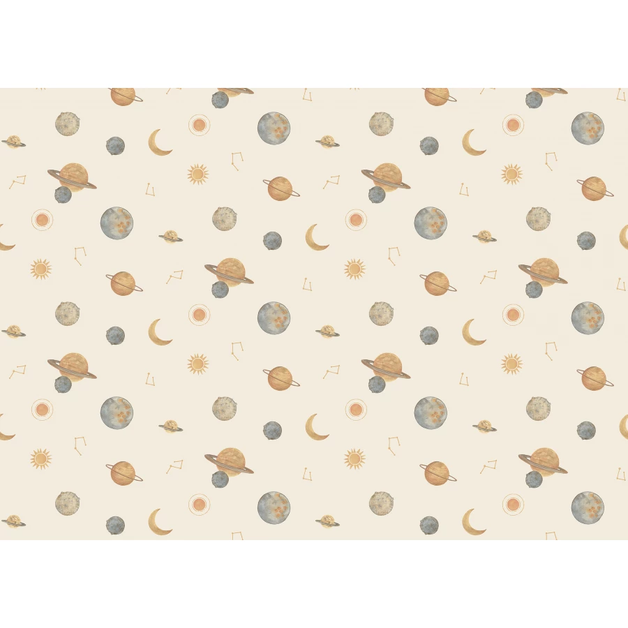 Обои флизелиновые Grandeco Little Dreamers бежевые LD 3519 0,53х10,05 м