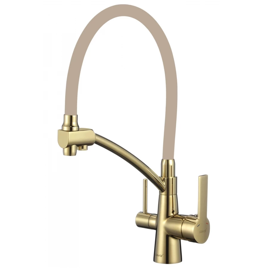 Смеситель Savol для кухонной мойки S-L1805B-12