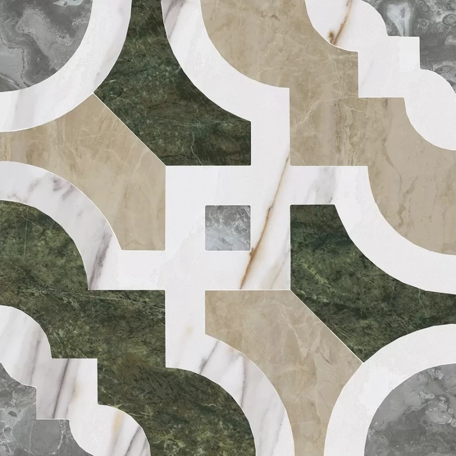 Керамогранит Kerama Marazzi Риальто Нобиле Декор полуглянцевый бежевый ID172 30x30 см