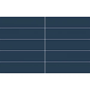 Плитка настенная Creto Aquarelle Cobalt глянцевая синяя 1,008 м2 12-01-4-29-10-65-2561 24х5,8 см