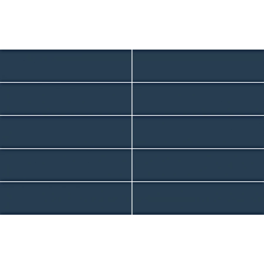 Плитка настенная Creto Aquarelle Cobalt глянцевая синяя 1,008 м2 12-01-4-29-10-65-2561 24х5,8 см