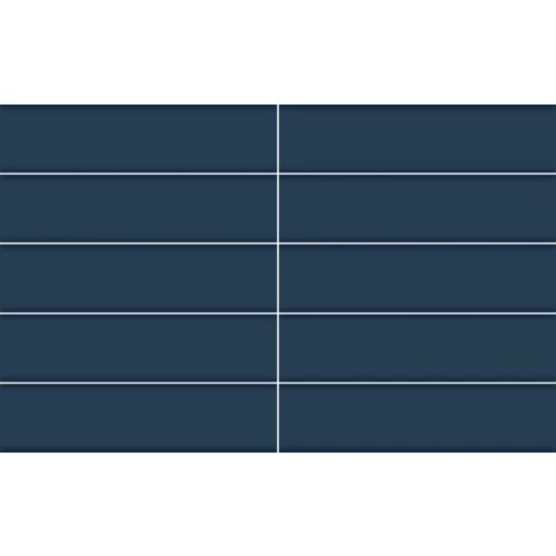 Плитка настенная Creto Aquarelle Cobalt глянцевая синяя 1,008 м2 12-01-4-29-10-65-2561 24х5,8 см