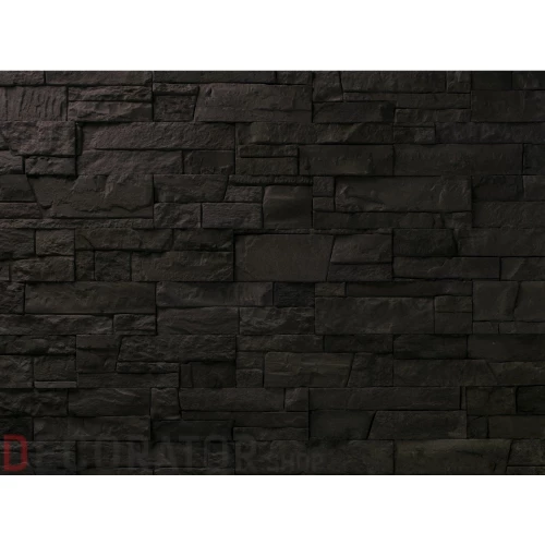 Декоративный камень углы Камелот Толедо черный 2478