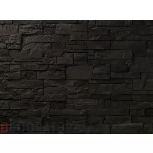 Декоративный камень углы Камелот Толедо черный 2478