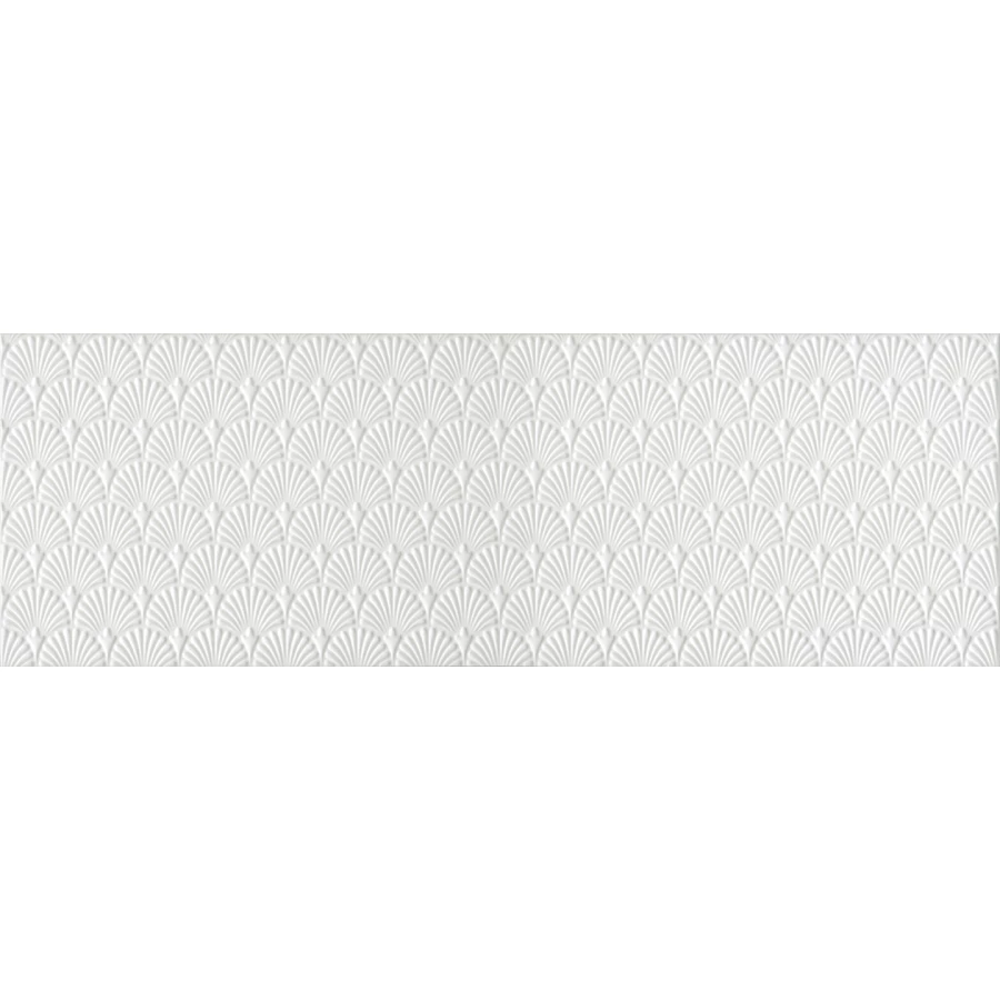 Плитка настенная Kerama Marazzi Гарса структура белый матовый обрезной 12154R 75х25 см