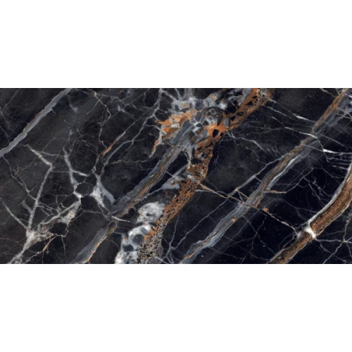 Керамогранит LV Granito Artemis black high glossy 120х60 см