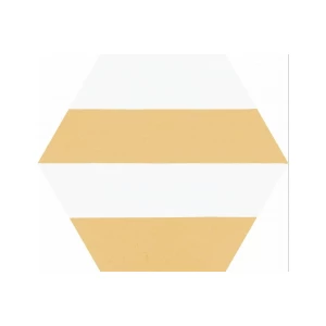 Керамогранит Codicer Hex. Porto Capri Yellow желто-белый 25x22 см