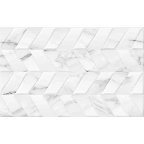 Плитка настенная Gracia Ceramica Нова низ 02 матовая белая 010100001572 40х25 см