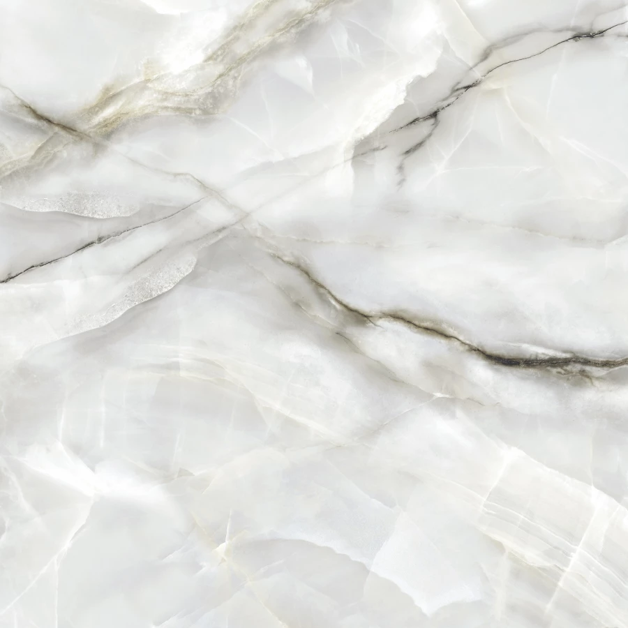 Керамогранит LCM Onyx Royal Gray полированный серый 4 шт в уп 57,60 м2 в пал 6060ORO15P 60х60 см