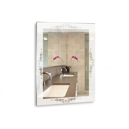 Зеркало MixLine Геральд пескоструйный рисунок 547310 53,5х75 см