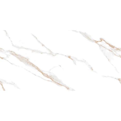 Керамогранит Ceradim Calacatta Sharp Gold белый Полированный 120х60 см