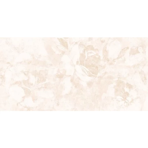 Плитка настенная декорированная Cersanit Fresco рельеф цветы светло-бежевый 29,7x60 см