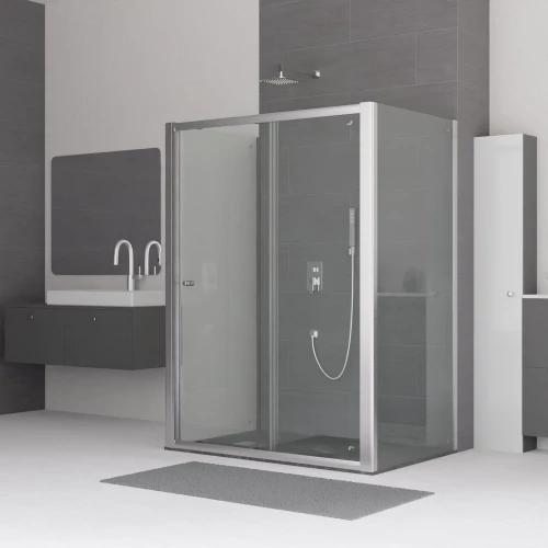 Душевой уголок RGW CL-45 P CL-12 + 2Z-050-1 Прозрачное 04094519-011P 110х90 см