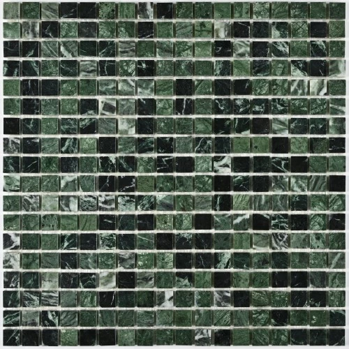 Мозаика Bonaparte Каменная мозаика Tivoli 15х15 зеленая 30,5х30,5 см