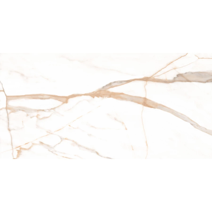 Керамогранит Ceradim Calacatta Goddes Gold Полированный белый 120х60 см